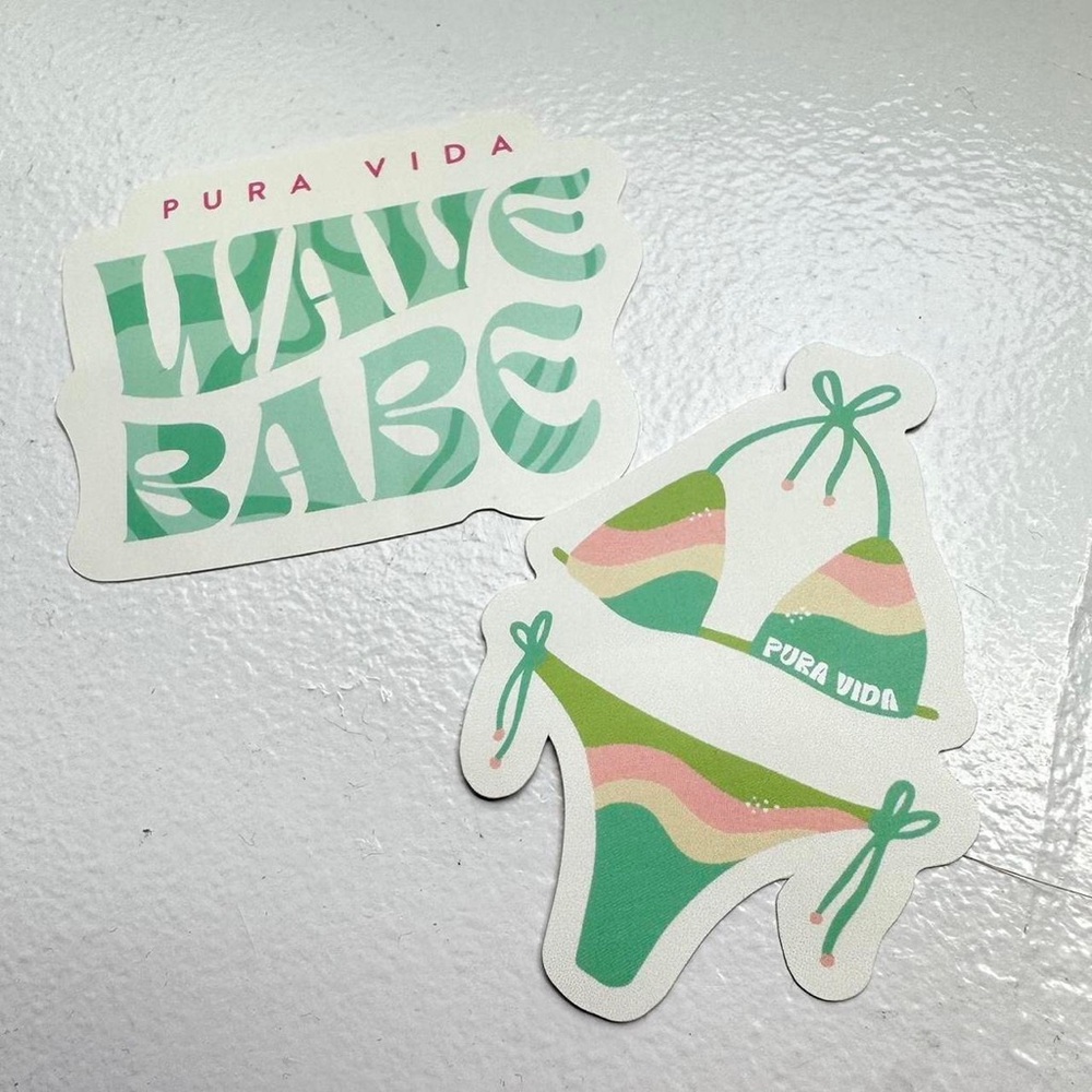 Set of 2 Pura Vida Stickers